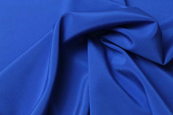 STRETCH CREPE DE CHINE - ROYAL